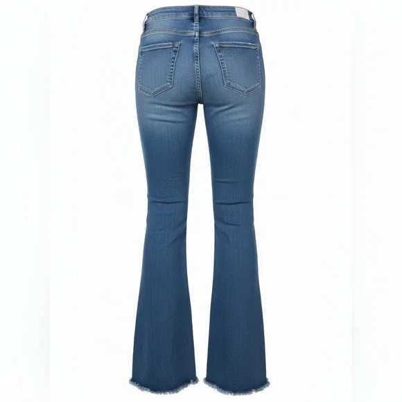 Good American Good Classic Slim Bootcut Jeans - Picture 2 of 9